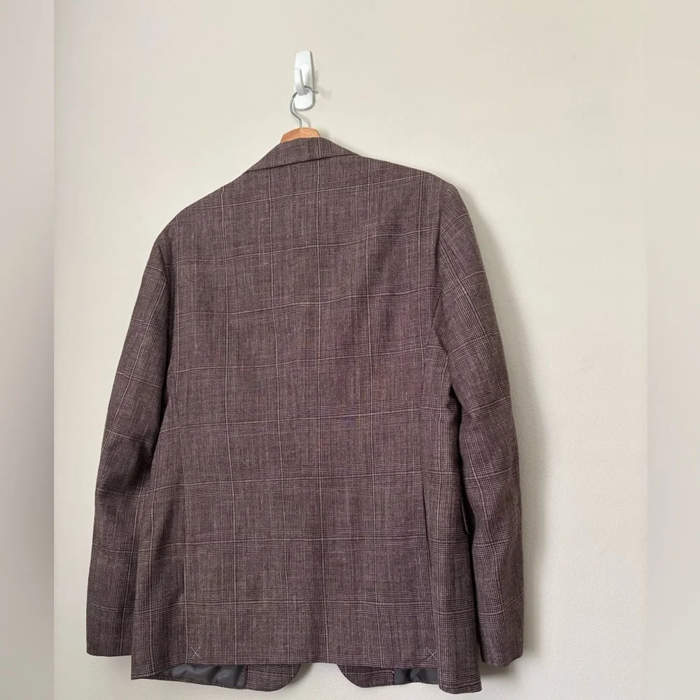 Joseph Abboud Linen Silk Blend Slim Fit Suit Jacket